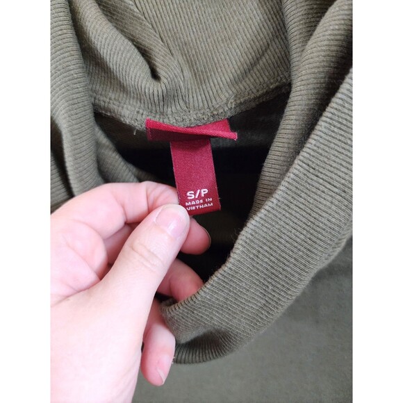 Merona Womens S Green Long Sleeve Cowl Neck Pullover Sweater - Picture 4 of 5